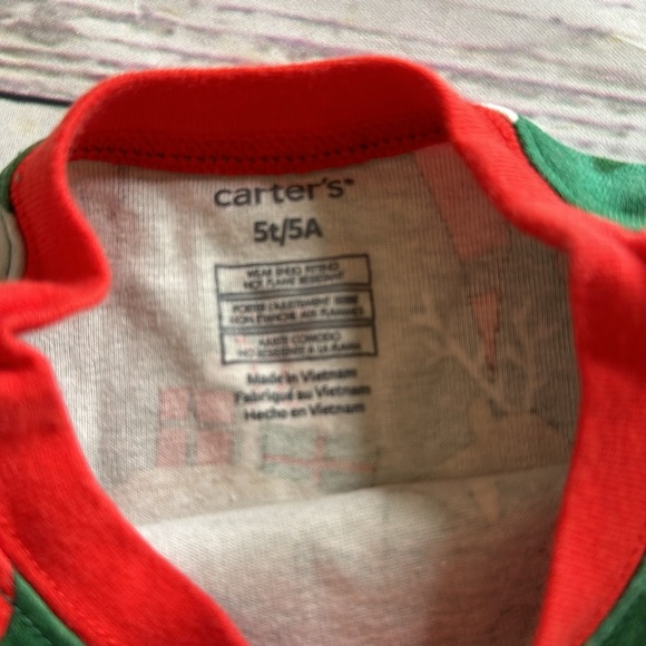 Carters toddler boys pajama set - Picture 6 of 12
